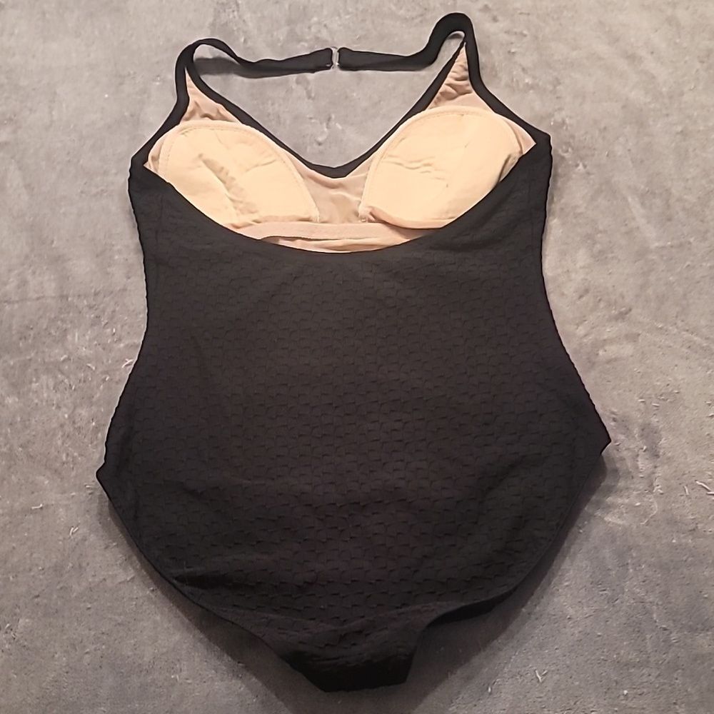 0173. EUC ~ VINTAGE ~ Halterneck Rockabilly ๐ฒ Speedo ~ 16 ~ Black - Picture 4 of 16